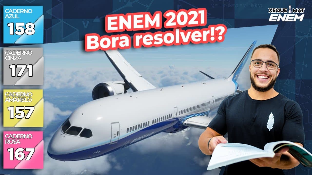 Thumbnail: 🟣 Questão 158 - Caderno Azul | Porcentagem | MATEMÁTICA ENEM 2021
