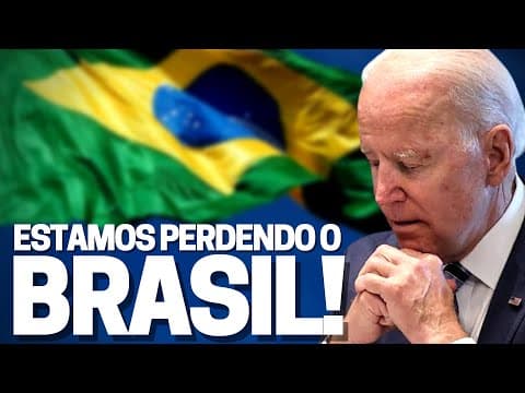 Thumbnail da aula: Senadores cobram Biden: “estamos perdendo o Brasil”! Bombardeiros dos EUA na fronteira da Rússia!