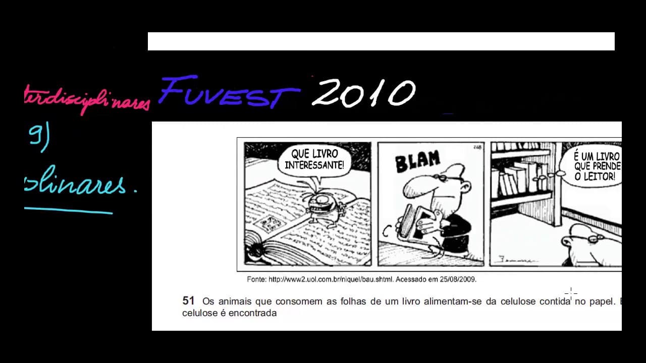 Thumbnail: fuvest 2010 1 fase biologia q51  55 HD