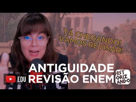 Thumbnail da aula: REVISÃO COM QUESTÃO | GRÉCIA ANTIGA | ESTRATÉGIA DE PROVA Cortes do Historizando #enem #história