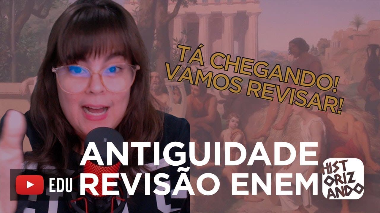 Thumbnail: REVISÃO COM QUESTÃO | GRÉCIA ANTIGA | ESTRATÉGIA DE PROVA Cortes do Historizando #enem #história