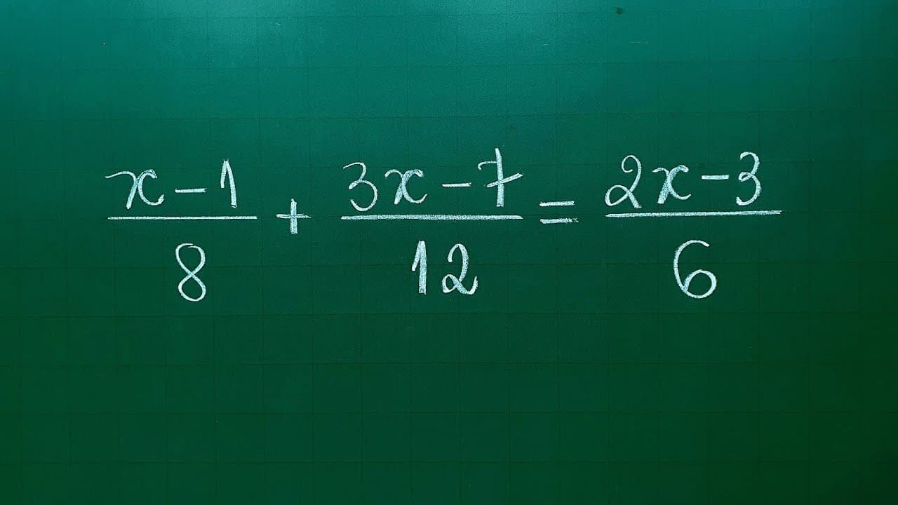 Thumbnail: EQUAÇÃO DO 1º GRAU COM FRAÇÃO - Professora Angela Matemática