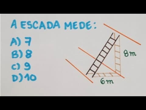 Thumbnail da aula: Qual o tamanha da escada?