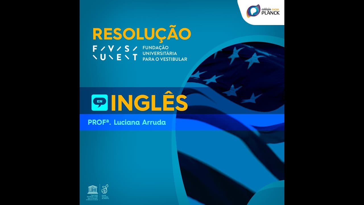 Thumbnail: Resolvendo Questões - FUVEST 2020 - Inglês