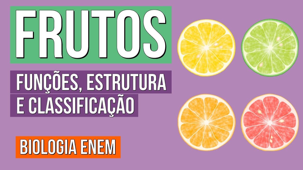 Thumbnail: FRUTOS DAS ANGIOSPERMAS: Funções, Estrutura e Classificação | Resumo de Biologia para o Enem