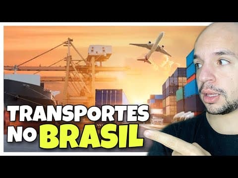 Thumbnail da aula: Matriz de transportes do Brasil (Aula completa) | Ricardo Marcílio