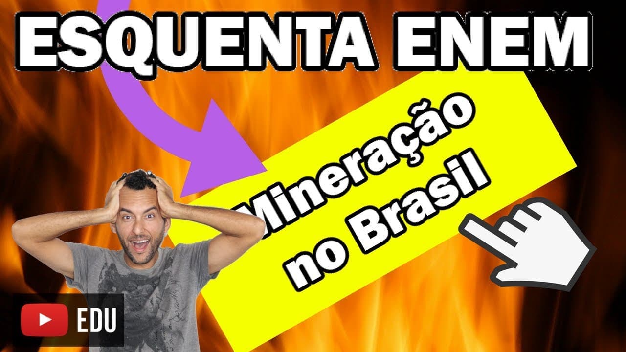 Thumbnail: | Mineração | Serra Carajás | Minério de Ferro | Produção e escoamento | Geografia ENEM