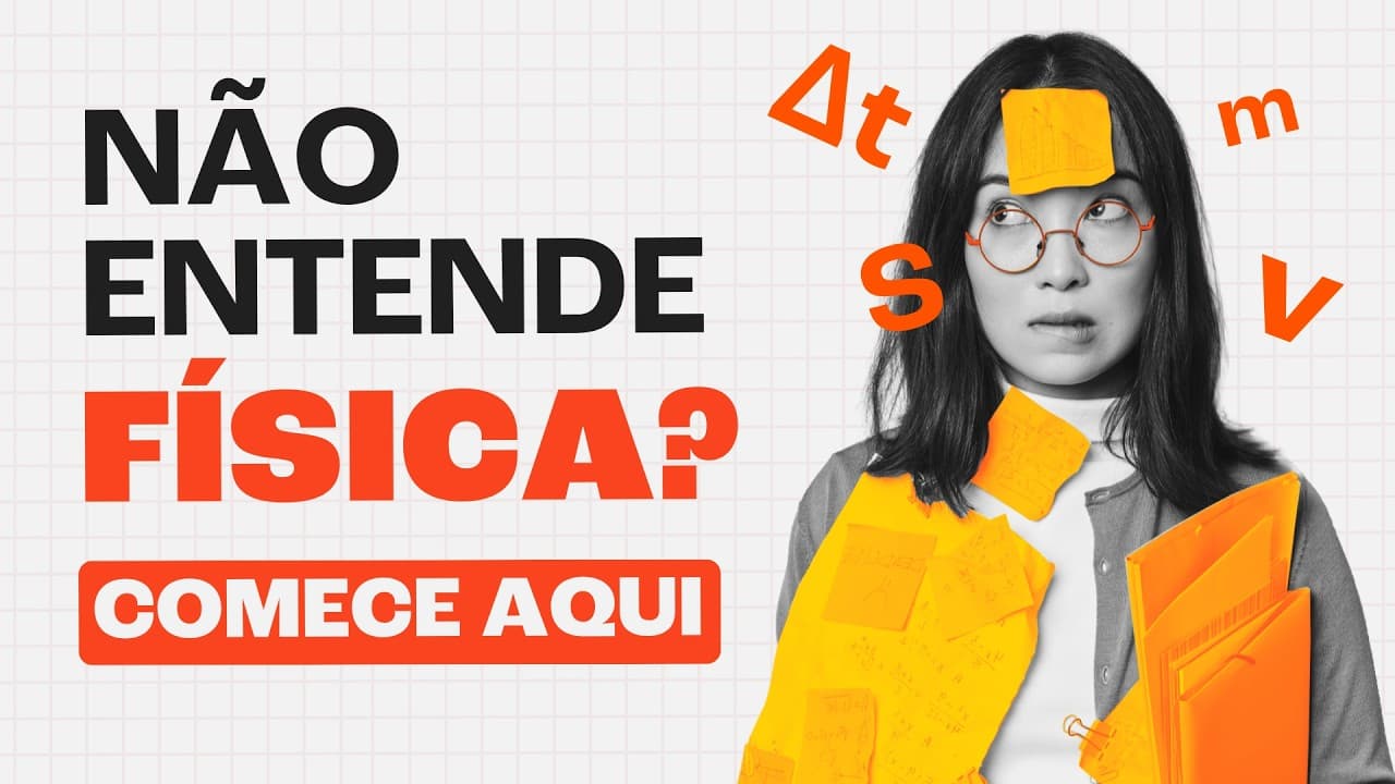 Thumbnail: Como aprender FÍSICA do ZERO - Guia completo