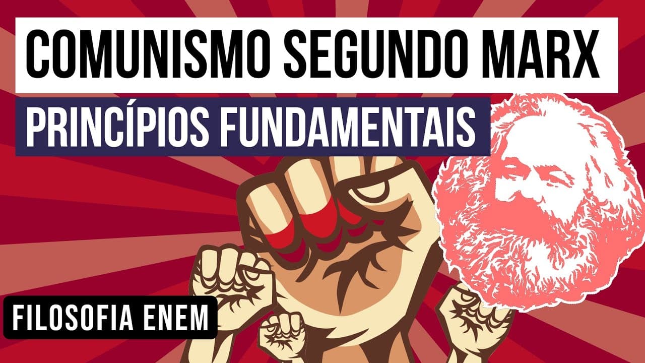 Thumbnail: COMUNISMO SEGUNDO MARX: princípios fundamentais | Filosofia para o Enem | Ernani Júnior da Silva