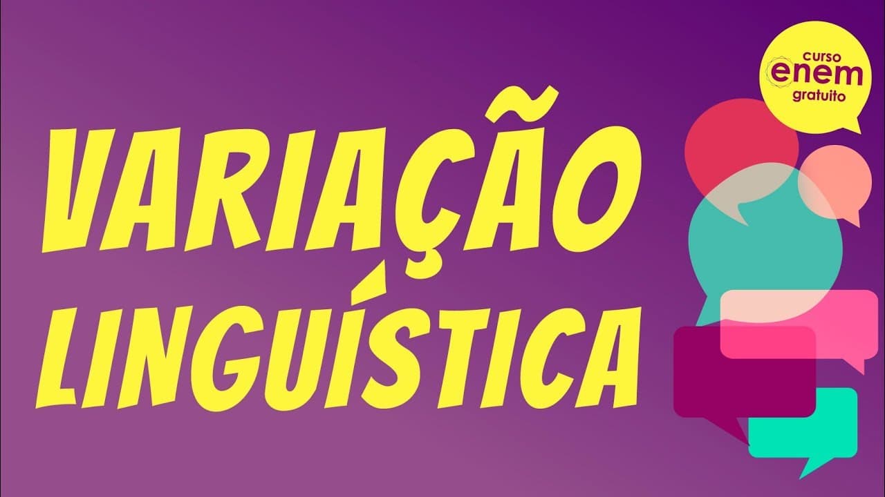 Thumbnail: VARIAÇÕES LINGUÍSTICAS | Resumo de Português para o Enem