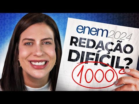 Thumbnail da aula: CORRIGI UMA REDAÇÃO REAL DO ENEM 2024