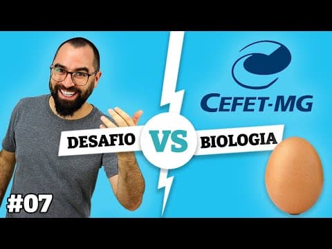 Thumbnail da aula: Por que as galinhas chocam os ovos? - CEFET MG - Desafio Biologia - Bioquímica | Prof. Biologia