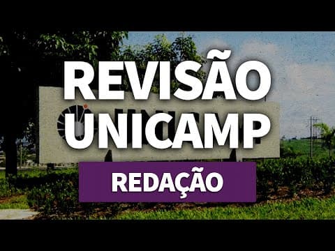 Thumbnail da aula: REVISÃO UNICAMP (segunda fase): redação | ProEnem