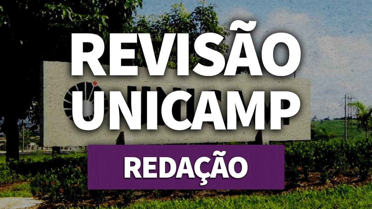 Thumbnail: REVISÃO UNICAMP (segunda fase): redação | ProEnem