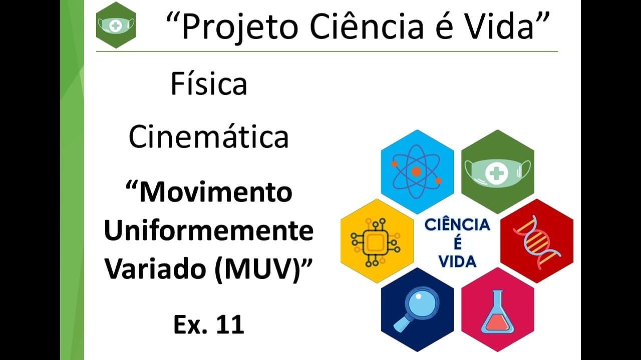 Thumbnail: Exercício 11 (UERJ) - Movimento Uniformemente Variado - Cinemática - Física