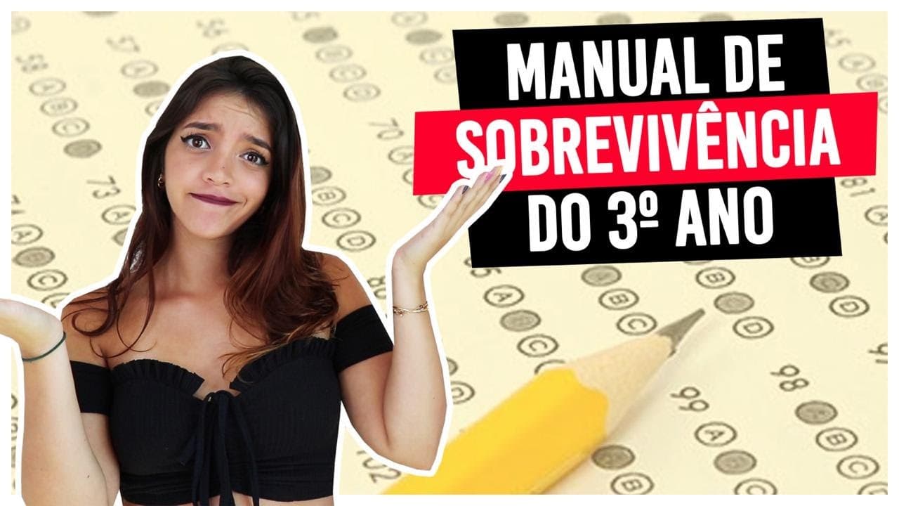 Thumbnail: CONSELHOS QUE EU QUERIA TER TIDO NO 3o ANO - MANUAL DE SOBREVIVÊNCIA (Débora Aladim)
