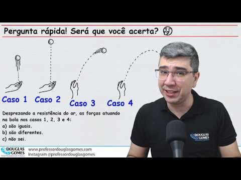 Thumbnail da aula: Pergunta rápida #1 | A força é a mesma?
