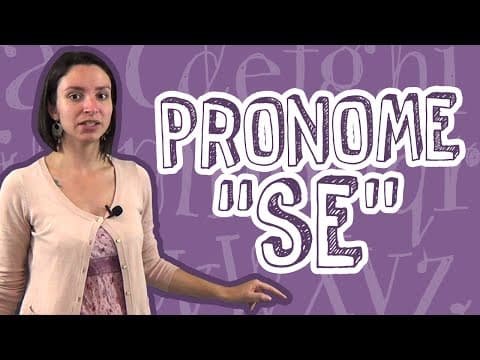 Thumbnail da aula: Aula Português - Pronome Se - Partícula Apassivadora - STOODI