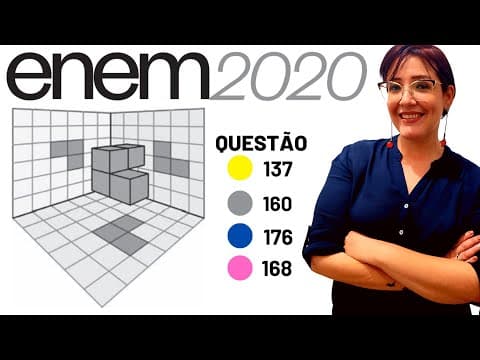 Thumbnail da aula: ENEM 2020 - CADERNO AMARELO - QUESTÃO 137: Um clube deseja produzir miniaturas em escala do troféu