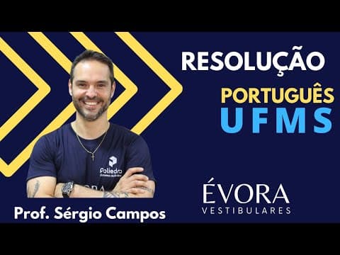 Thumbnail da aula: RESOLUÇÃO UFMS PORTUGUÊS