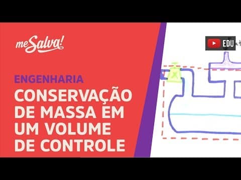 Thumbnail da aula: Me Salva! EMV01 - Conservação de Massa em um Volume de Controle - Termodinâmica