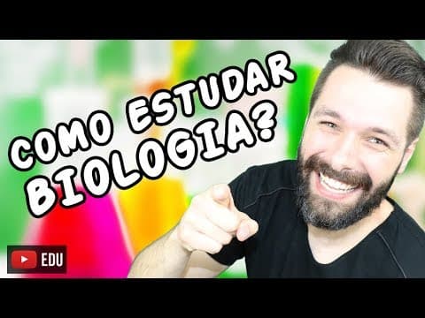 Thumbnail da aula: Como Estudar Biologia - Ciências da Natureza - ENEM - Vestibular | Biologia com Samuel Cunha