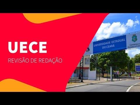 Thumbnail da aula: Revisão UECE: Redação | ProEnem