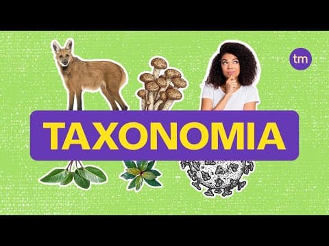 Thumbnail da aula: Taxonomia | Como classificar os seres vivos