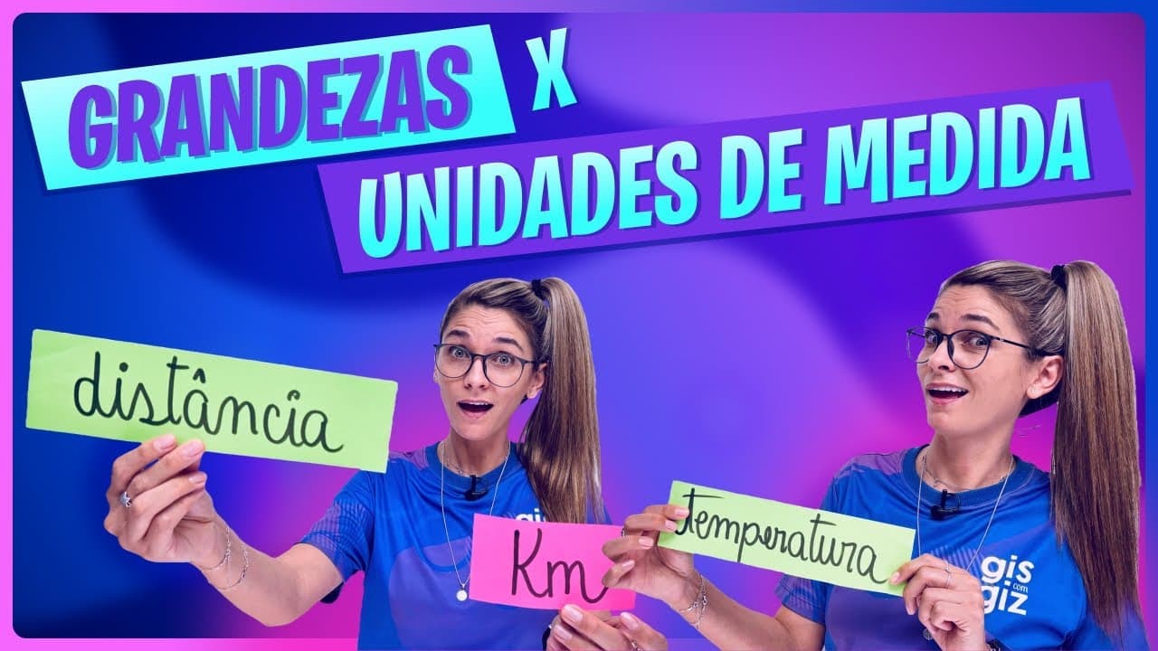 Thumbnail: ✅ GRANDEZAS E UNIDADE DE MEDIDA - RESUMÃO