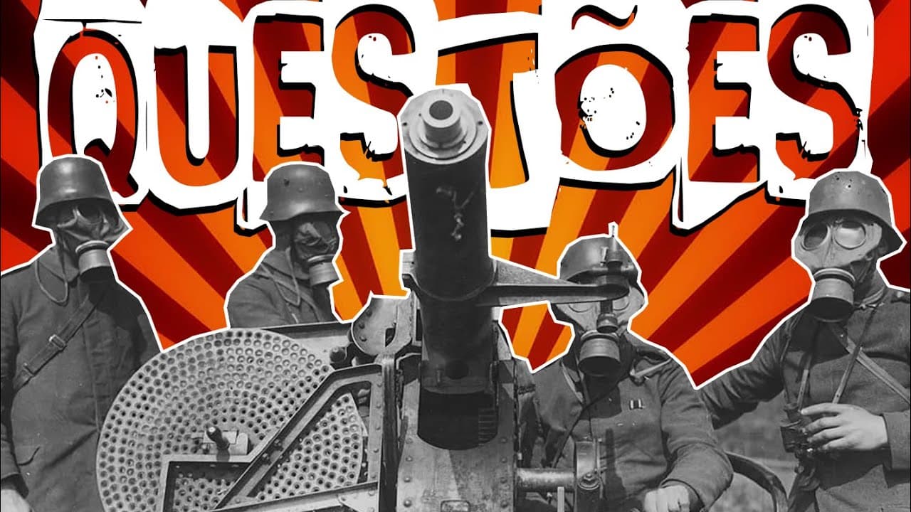 Thumbnail: RESOLVENDO QUESTÕES DE PRIMEIRA GUERRA MUNDIAL