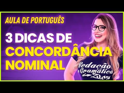 Thumbnail da aula: REGRAS E MACETES: MUITO, MUITOS | POUCO, POUCOS | CARO, CAROS - CONCORDÂNCIA NOMINAL