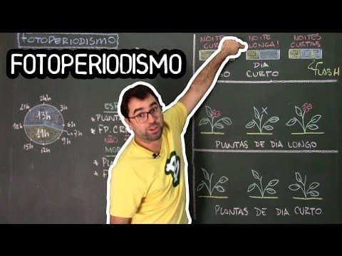 Thumbnail da aula: Fotoperiodismo - Fisiologia Vegetal - Aula 33: Botânica (Prof. Guilherme)
