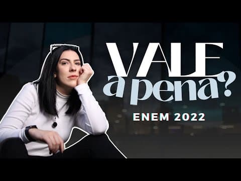 Thumbnail da aula: AINDA DÁ TEMPO DE ESTUDAR REDAÇÃO PARA O ENEM 2022?