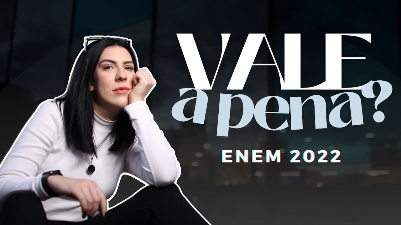 Thumbnail: AINDA DÁ TEMPO DE ESTUDAR REDAÇÃO PARA O ENEM 2022?
