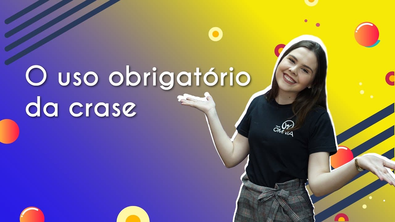 Thumbnail: O uso obrigatório da crase - Brasil Escola