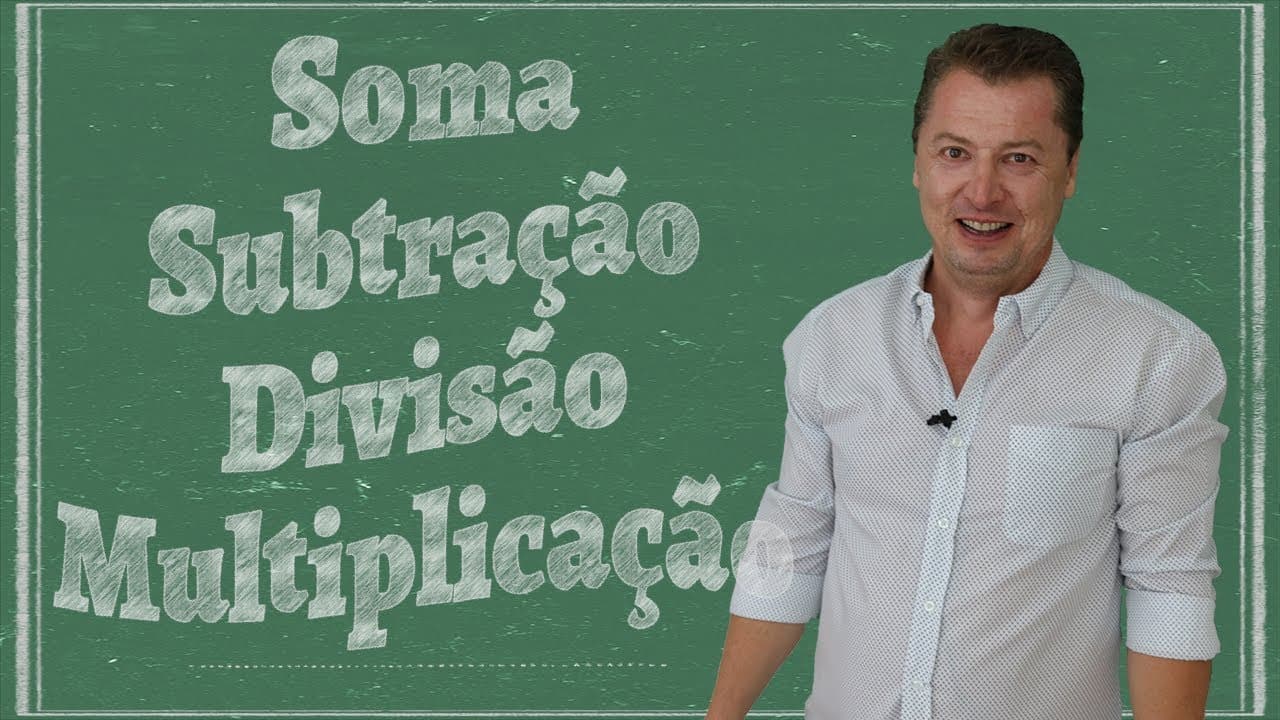Thumbnail: Soma, Subtração, Multiplicação e Divisão - Curso de Matemática Básica (Aula 01)