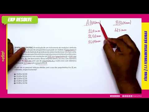Thumbnail da aula: A RESOLUÇÃO DE UM INSTRUMENTO DE MEDIÇÃO É DEFINIDA COMO A MENOR VARIAÇÃO(...) |FERRAMENTAS BÁSICAS