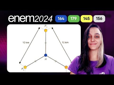 Thumbnail da aula: Questão 164 - Caderno Azul | Geometria Plana | MATEMÁTICA ENEM 2024