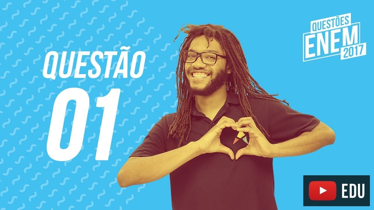 Thumbnail: Enem 2017 - Linguagens | Questão 01 - inglês (Caderno Amarelo)