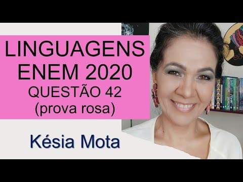Thumbnail da aula: QUESTÃO 42 do ENEM 2020 (prova rosa)