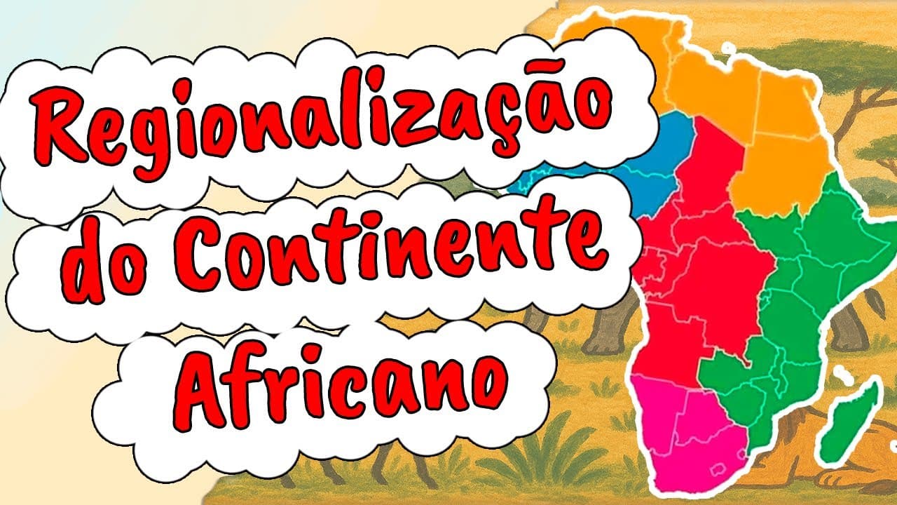 Thumbnail: Regionalização do Continente Africano - Geografia