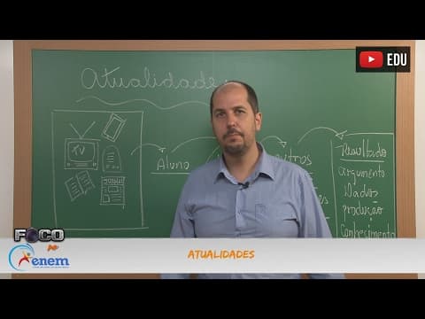Thumbnail da aula: Dicas para o vestibular | Enem | Como estudar atualidades?
