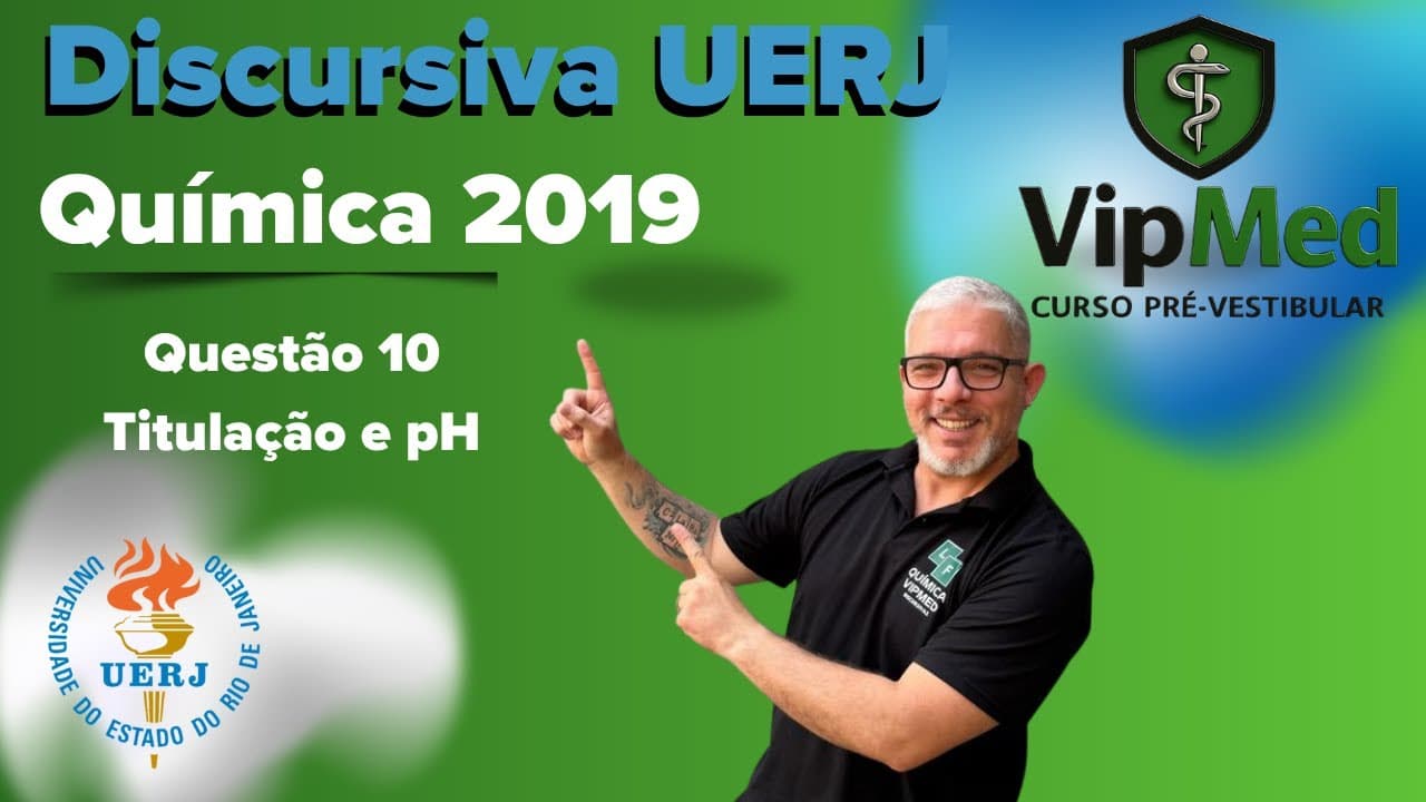 Thumbnail: UERJ 2019 Química Discursiva O bicarbonato de sódio (NaHCO3) é um sal que, ao ser hidrolisado, forma