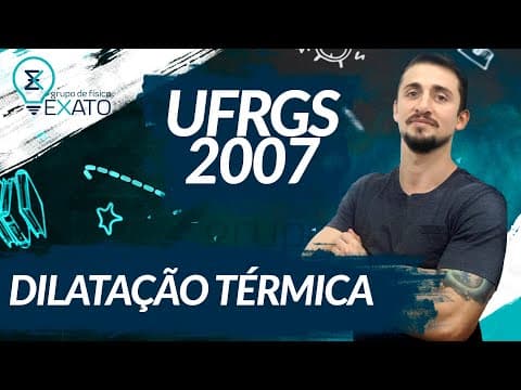 Thumbnail da aula: RESOLVIDA - (UFRGS – 2007) A figura que segue representa um anel de alumínio homogêneo, de raio ...