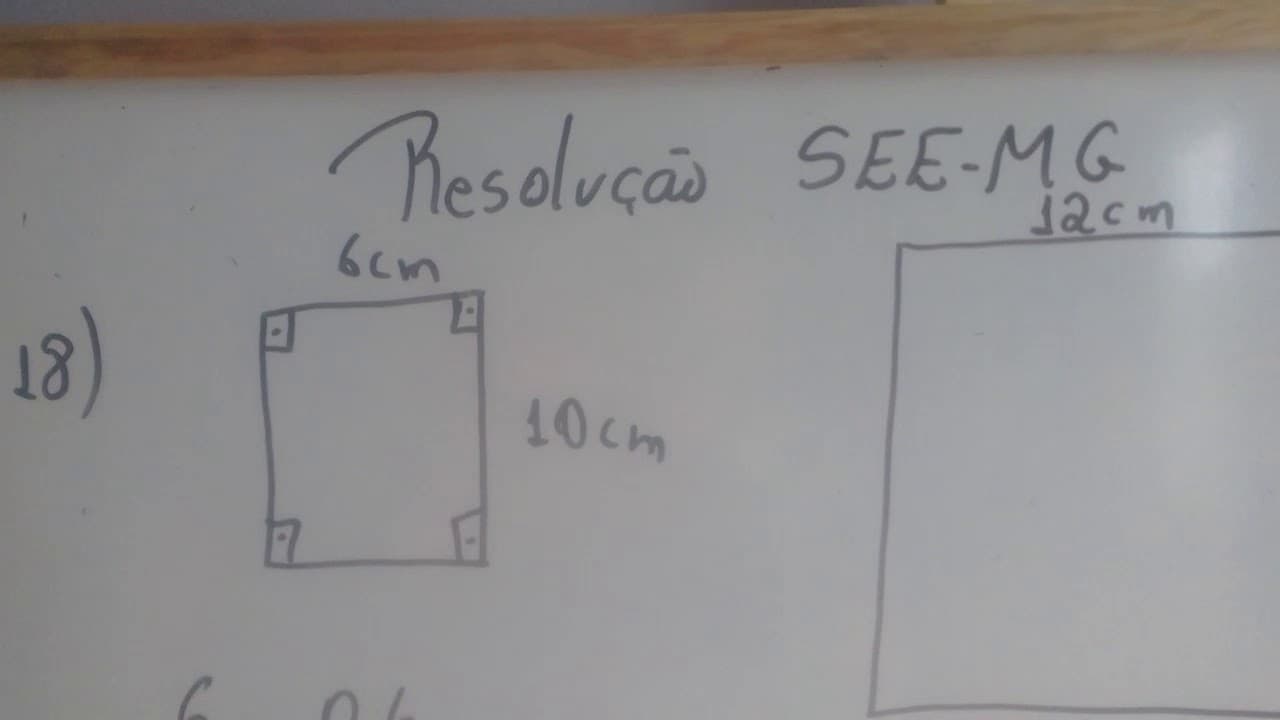 Thumbnail: Resolução prova SEE-MG Questão 18 Matematica