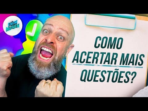 Thumbnail da aula: Como ACERTAR MAIS QUESTÕES no ENEM #NoENEMComNoslen | Professor Noslen