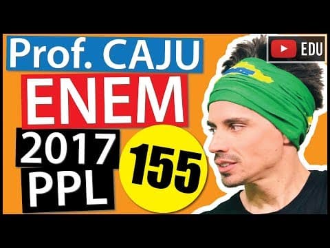 Thumbnail da aula: [ENEM 2017 PPL] 155 📒 NUMERAÇÃO Uma repartição pública possui um sistema que armazena em seu banco