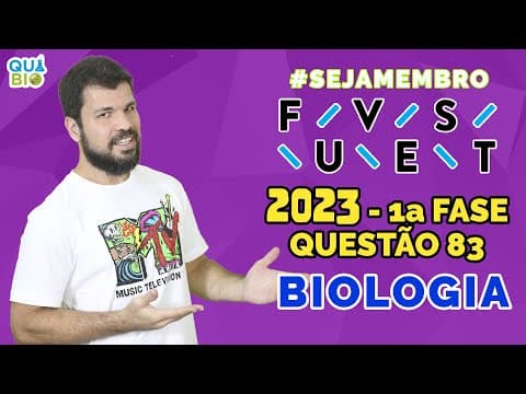 Thumbnail da aula: FUVEST 2023 - Questão 83 - O heredograma a seguir mostra o aparecimento de AME (atrofia muscular