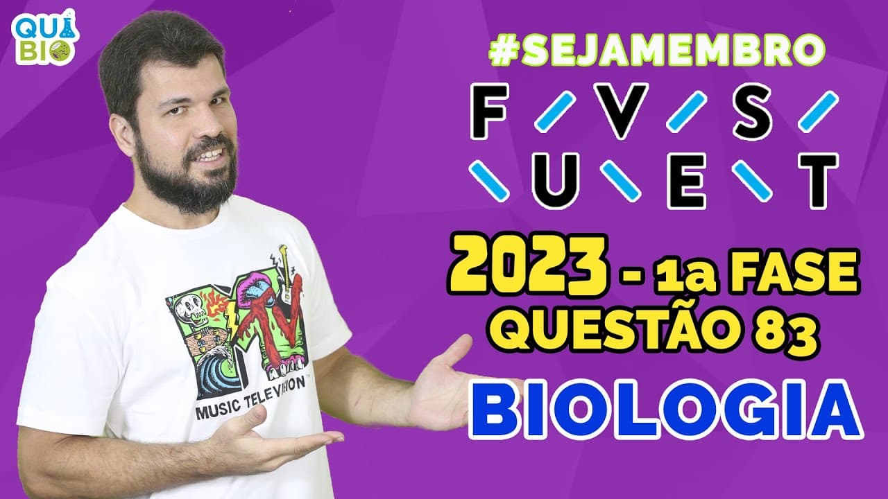 Thumbnail: FUVEST 2023 - Questão 83 - O heredograma a seguir mostra o aparecimento de AME (atrofia muscular