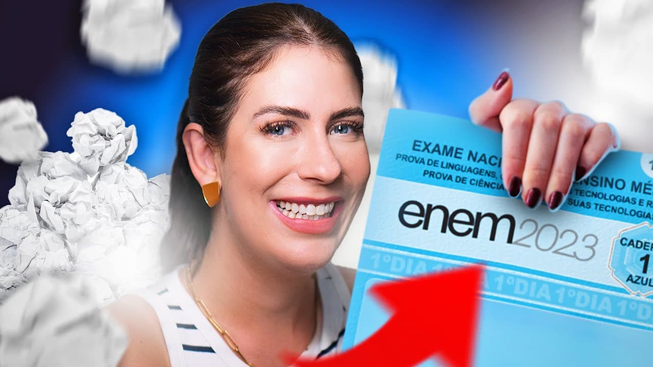 Thumbnail: Do ZERO ao 900+ na REDAÇÃO do ENEM 2023